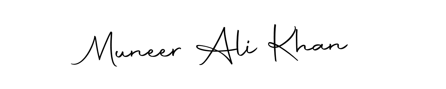 Design your own signature with our free online signature maker. With this signature software, you can create a handwritten (Autography-DOLnW) signature for name Muneer Ali Khan. Muneer Ali Khan signature style 10 images and pictures png