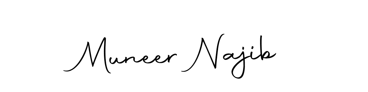 You should practise on your own different ways (Autography-DOLnW) to write your name (Muneer Najib) in signature. don't let someone else do it for you. Muneer Najib signature style 10 images and pictures png