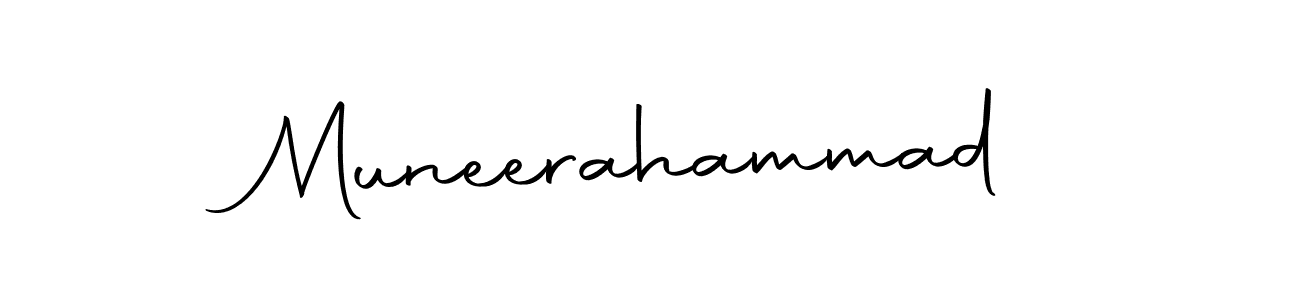 Design your own signature with our free online signature maker. With this signature software, you can create a handwritten (Autography-DOLnW) signature for name Muneerahammad. Muneerahammad signature style 10 images and pictures png