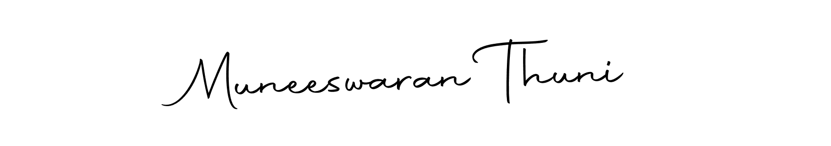 if you are searching for the best signature style for your name Muneeswaran Thuni. so please give up your signature search. here we have designed multiple signature styles  using Autography-DOLnW. Muneeswaran Thuni signature style 10 images and pictures png