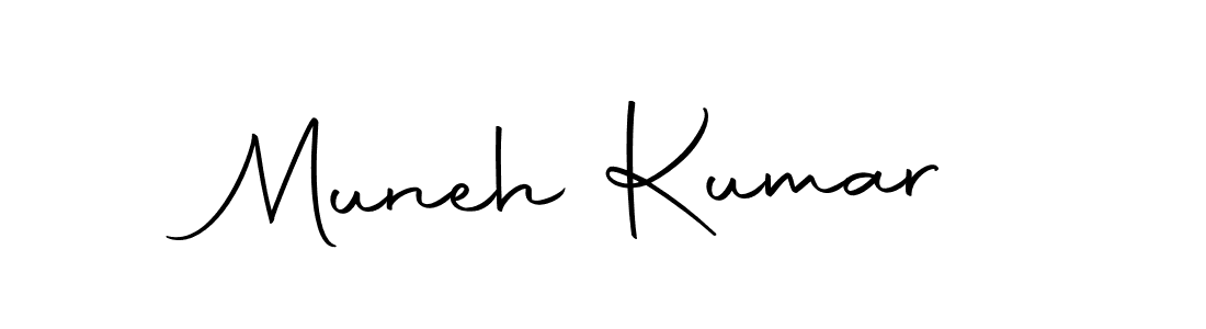 You should practise on your own different ways (Autography-DOLnW) to write your name (Muneh Kumar) in signature. don't let someone else do it for you. Muneh Kumar signature style 10 images and pictures png