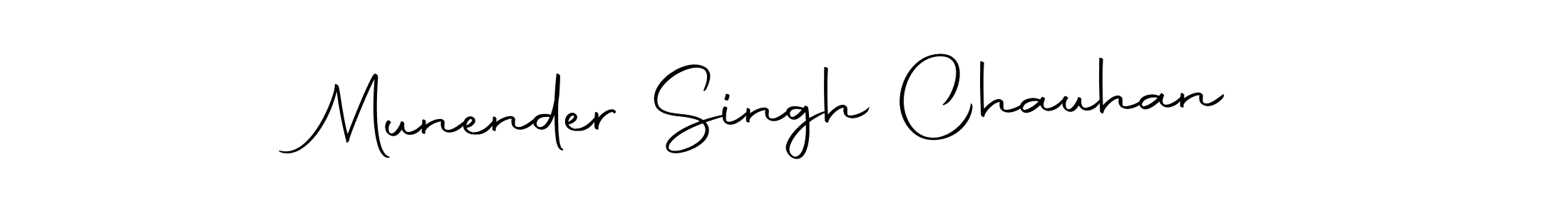Use a signature maker to create a handwritten signature online. With this signature software, you can design (Autography-DOLnW) your own signature for name Munender Singh Chauhan. Munender Singh Chauhan signature style 10 images and pictures png
