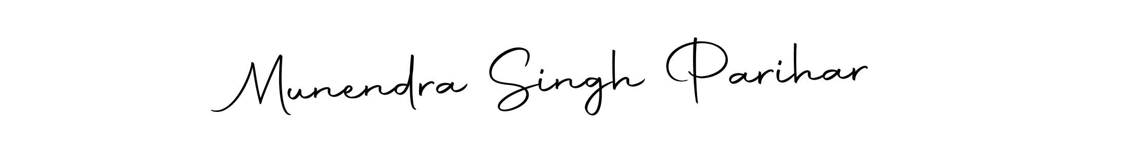 How to make Munendra Singh Parihar name signature. Use Autography-DOLnW style for creating short signs online. This is the latest handwritten sign. Munendra Singh Parihar signature style 10 images and pictures png