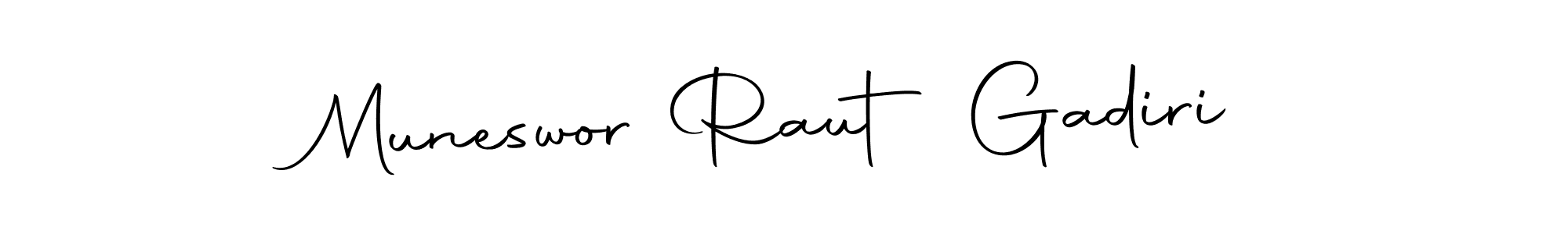 Similarly Autography-DOLnW is the best handwritten signature design. Signature creator online .You can use it as an online autograph creator for name Muneswor Raut Gadiri. Muneswor Raut Gadiri signature style 10 images and pictures png