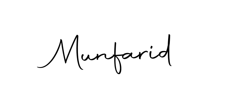 Use a signature maker to create a handwritten signature online. With this signature software, you can design (Autography-DOLnW) your own signature for name Munfarid. Munfarid signature style 10 images and pictures png