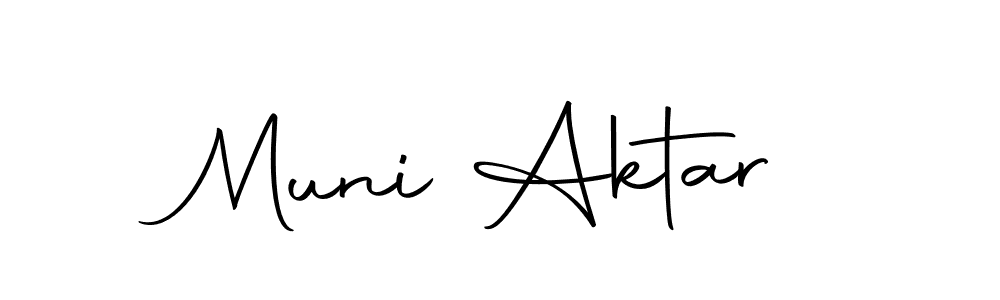 Design your own signature with our free online signature maker. With this signature software, you can create a handwritten (Autography-DOLnW) signature for name Muni Aktar. Muni Aktar signature style 10 images and pictures png