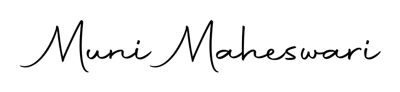 Elevate your brand with a stunning Muni Maheswari eSignature. The Autography-DOLnW style provides a balanced, flowing aesthetic for everyday signing. Muni Maheswari signature style 10 images and pictures png
