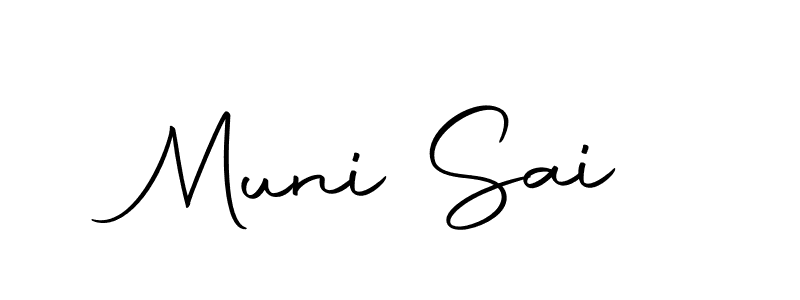 Here are the top 10 professional signature styles for the name Muni Sai. These are the best autograph styles you can use for your name. Muni Sai signature style 10 images and pictures png