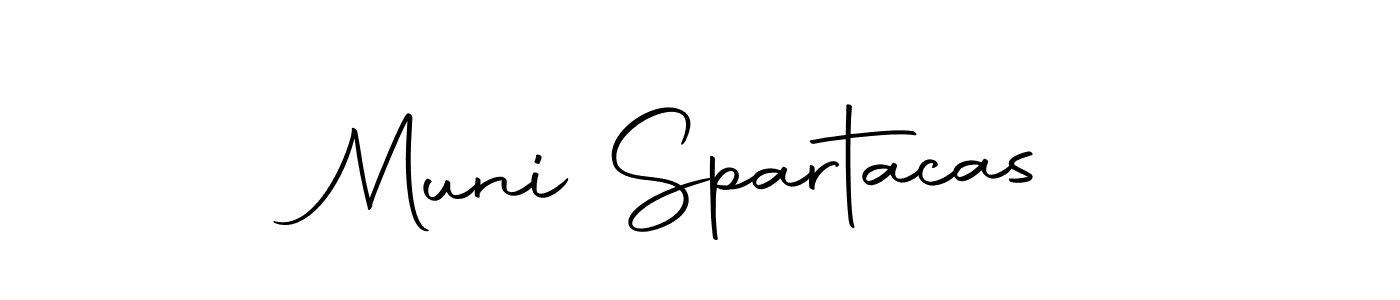 How to make Muni Spartacas name signature. Use Autography-DOLnW style for creating short signs online. This is the latest handwritten sign. Muni Spartacas signature style 10 images and pictures png