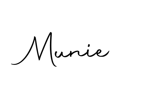 The best way (Autography-DOLnW) to make a short signature is to pick only two or three words in your name. The name Munie include a total of six letters. For converting this name. Munie signature style 10 images and pictures png