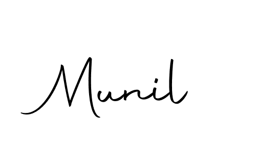 The best way (Autography-DOLnW) to make a short signature is to pick only two or three words in your name. The name Munil include a total of six letters. For converting this name. Munil signature style 10 images and pictures png