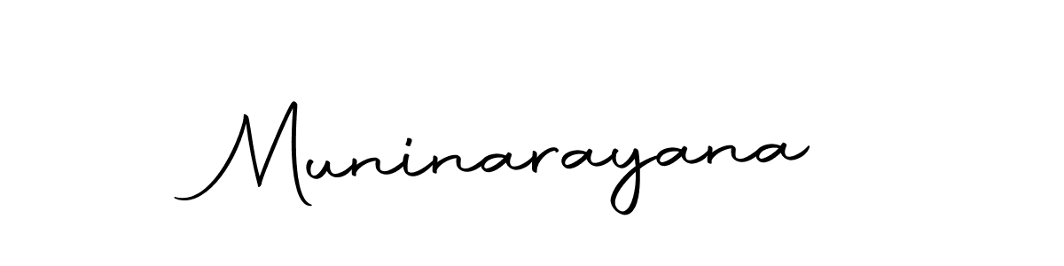 Design your own signature with our free online signature maker. With this signature software, you can create a handwritten (Autography-DOLnW) signature for name Muninarayana. Muninarayana signature style 10 images and pictures png
