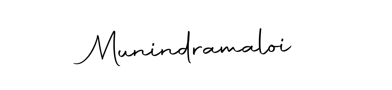 Autography-DOLnW is a professional signature style that is perfect for those who want to add a touch of class to their signature. It is also a great choice for those who want to make their signature more unique. Get Munindramaloi name to fancy signature for free. Munindramaloi signature style 10 images and pictures png