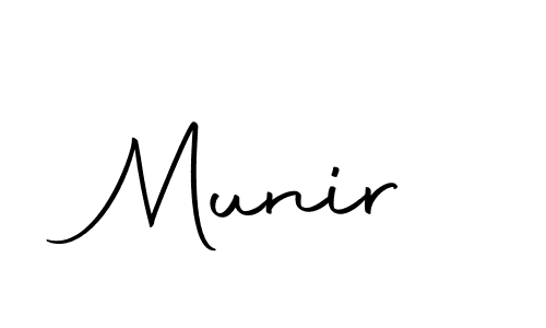 How to make Munir name signature. Use Autography-DOLnW style for creating short signs online. This is the latest handwritten sign. Munir signature style 10 images and pictures png