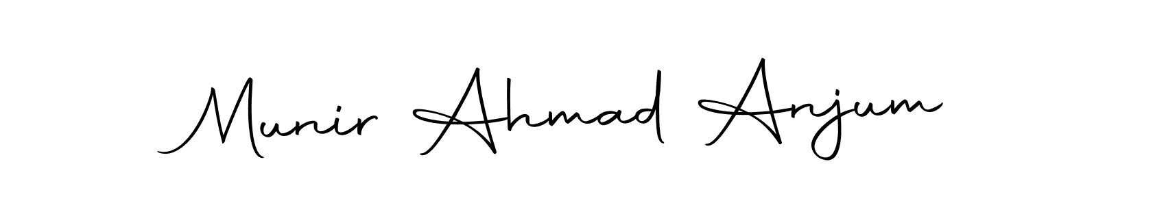 Munir Ahmad Anjum stylish signature style. Best Handwritten Sign (Autography-DOLnW) for my name. Handwritten Signature Collection Ideas for my name Munir Ahmad Anjum. Munir Ahmad Anjum signature style 10 images and pictures png