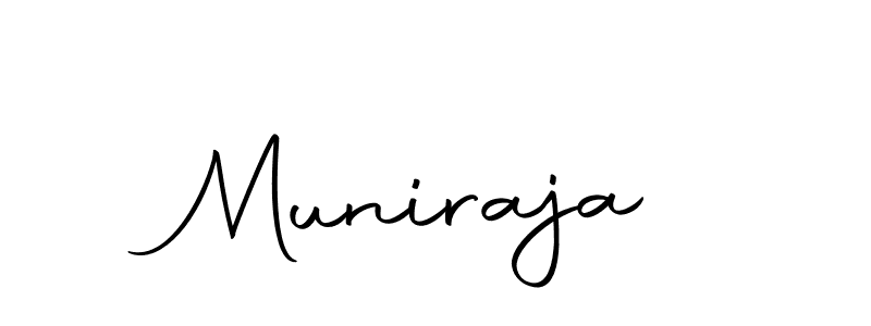 Design your own signature with our free online signature maker. With this signature software, you can create a handwritten (Autography-DOLnW) signature for name Muniraja. Muniraja signature style 10 images and pictures png