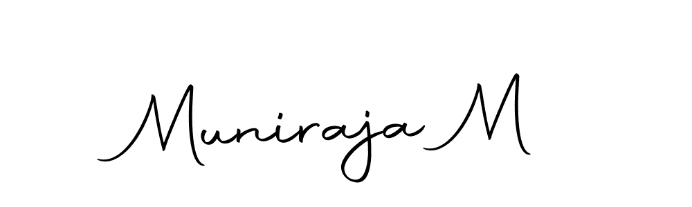 How to make Muniraja M signature? Autography-DOLnW is a professional autograph style. Create handwritten signature for Muniraja M name. Muniraja M signature style 10 images and pictures png