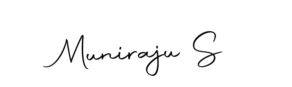 You should practise on your own different ways (Autography-DOLnW) to write your name (Muniraju S) in signature. don't let someone else do it for you. Muniraju S signature style 10 images and pictures png