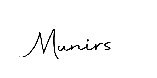 Autography-DOLnW is a professional signature style that is perfect for those who want to add a touch of class to their signature. It is also a great choice for those who want to make their signature more unique. Get Munirs name to fancy signature for free. Munirs signature style 10 images and pictures png