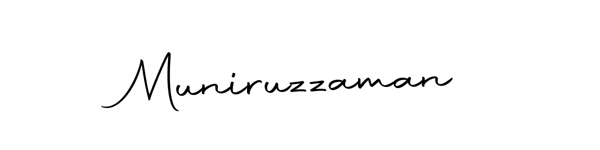Create a beautiful signature design for name Muniruzzaman. With this signature (Autography-DOLnW) fonts, you can make a handwritten signature for free. Muniruzzaman signature style 10 images and pictures png
