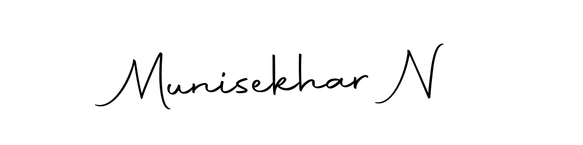 Make a beautiful signature design for name Munisekhar N. Use this online signature maker to create a handwritten signature for free. Munisekhar N signature style 10 images and pictures png