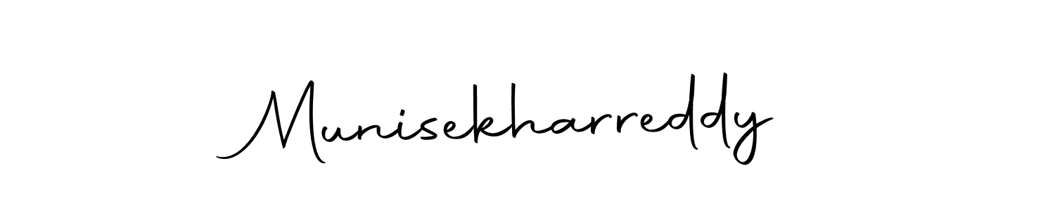You can use this online signature creator to create a handwritten signature for the name Munisekharreddy. This is the best online autograph maker. Munisekharreddy signature style 10 images and pictures png