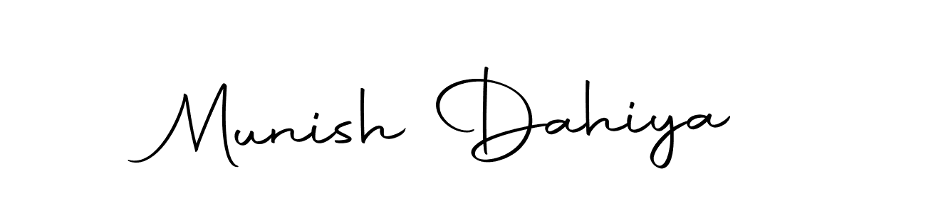 Make a beautiful signature design for name Munish Dahiya. Use this online signature maker to create a handwritten signature for free. Munish Dahiya signature style 10 images and pictures png