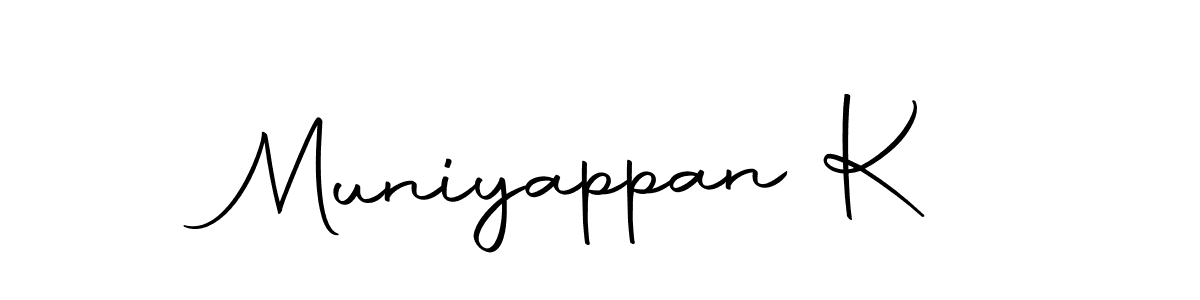 if you are searching for the best signature style for your name Muniyappan K. so please give up your signature search. here we have designed multiple signature styles  using Autography-DOLnW. Muniyappan K signature style 10 images and pictures png