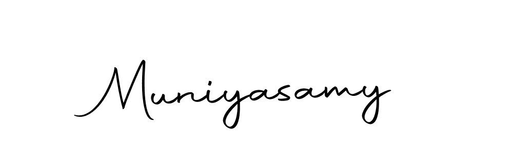 Use a signature maker to create a handwritten signature online. With this signature software, you can design (Autography-DOLnW) your own signature for name Muniyasamy. Muniyasamy signature style 10 images and pictures png