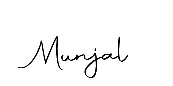 Make a beautiful signature design for name Munjal. Use this online signature maker to create a handwritten signature for free. Munjal signature style 10 images and pictures png