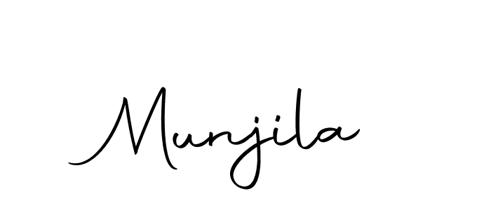 Make a beautiful signature design for name Munjila. With this signature (Autography-DOLnW) style, you can create a handwritten signature for free. Munjila signature style 10 images and pictures png