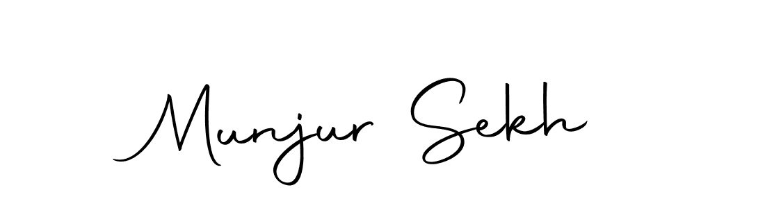 Design your own signature with our free online signature maker. With this signature software, you can create a handwritten (Autography-DOLnW) signature for name Munjur Sekh. Munjur Sekh signature style 10 images and pictures png