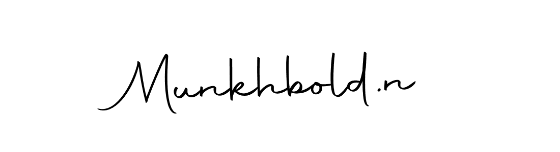 Design your own signature with our free online signature maker. With this signature software, you can create a handwritten (Autography-DOLnW) signature for name Munkhbold.n. Munkhbold.n signature style 10 images and pictures png