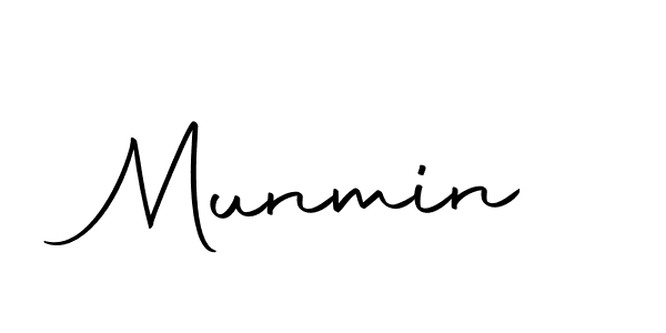 You should practise on your own different ways (Autography-DOLnW) to write your name (Munmin) in signature. don't let someone else do it for you. Munmin signature style 10 images and pictures png