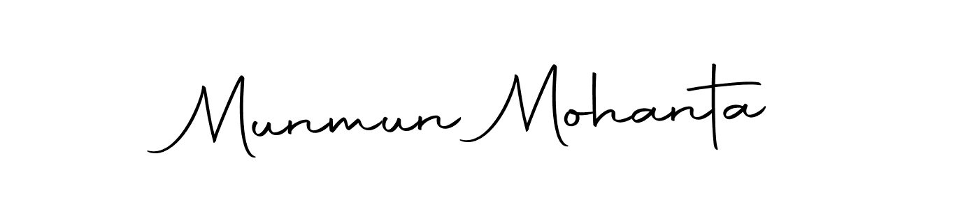 How to make Munmun Mohanta signature? Autography-DOLnW is a professional autograph style. Create handwritten signature for Munmun Mohanta name. Munmun Mohanta signature style 10 images and pictures png