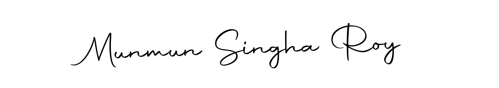 Make a beautiful signature design for name Munmun Singha Roy. With this signature (Autography-DOLnW) style, you can create a handwritten signature for free. Munmun Singha Roy signature style 10 images and pictures png