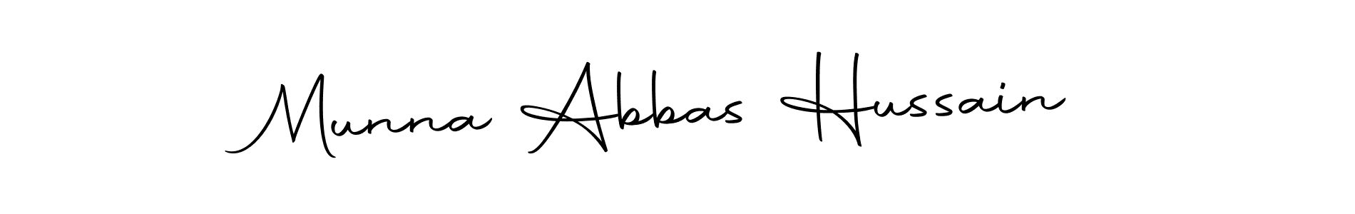How to make Munna Abbas Hussain signature? Autography-DOLnW is a professional autograph style. Create handwritten signature for Munna Abbas Hussain name. Munna Abbas Hussain signature style 10 images and pictures png