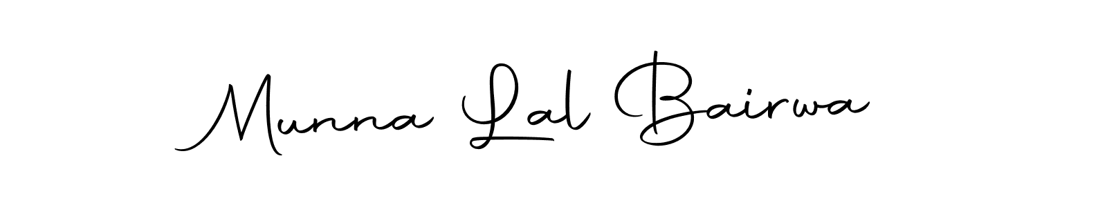 Design your own signature with our free online signature maker. With this signature software, you can create a handwritten (Autography-DOLnW) signature for name Munna Lal Bairwa. Munna Lal Bairwa signature style 10 images and pictures png