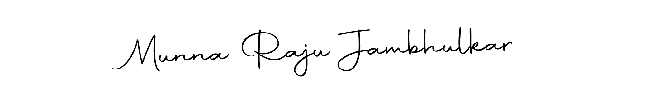 Use a signature maker to create a handwritten signature online. With this signature software, you can design (Autography-DOLnW) your own signature for name Munna Raju Jambhulkar. Munna Raju Jambhulkar signature style 10 images and pictures png