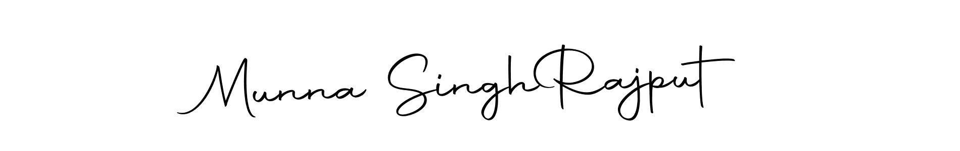 Design your own signature with our free online signature maker. With this signature software, you can create a handwritten (Autography-DOLnW) signature for name Munna Singh  Rajput. Munna Singh  Rajput signature style 10 images and pictures png