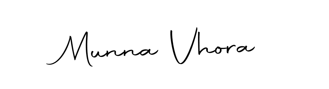 The best way (Autography-DOLnW) to make a short signature is to pick only two or three words in your name. The name Munna Vhora include a total of six letters. For converting this name. Munna Vhora signature style 10 images and pictures png