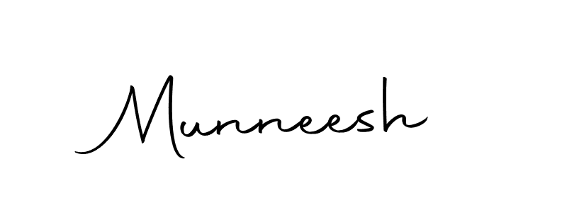 How to make Munneesh signature? Autography-DOLnW is a professional autograph style. Create handwritten signature for Munneesh name. Munneesh signature style 10 images and pictures png