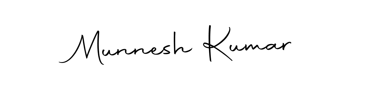 Create a beautiful signature design for name Munnesh Kumar. With this signature (Autography-DOLnW) fonts, you can make a handwritten signature for free. Munnesh Kumar signature style 10 images and pictures png