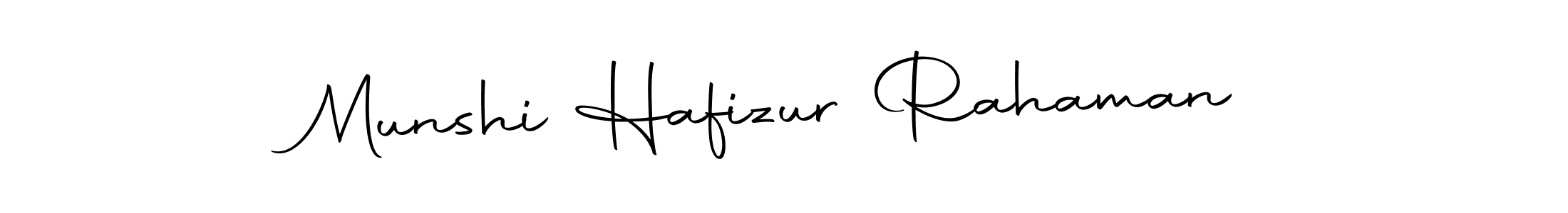 Autography-DOLnW is a professional signature style that is perfect for those who want to add a touch of class to their signature. It is also a great choice for those who want to make their signature more unique. Get Munshi Hafizur Rahaman name to fancy signature for free. Munshi Hafizur Rahaman signature style 10 images and pictures png
