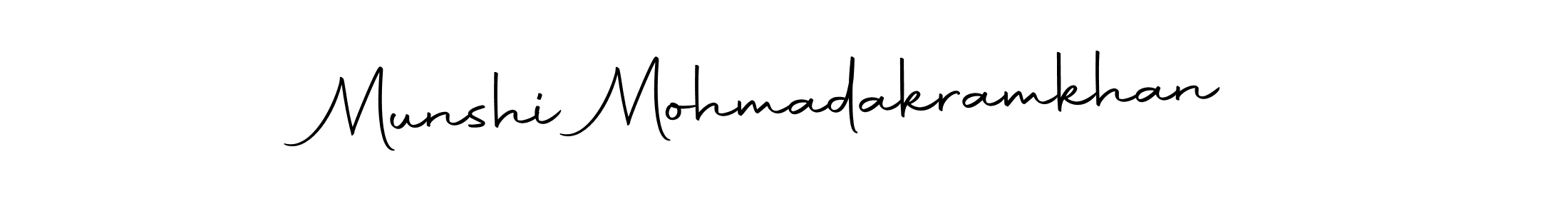 Once you've used our free online signature maker to create your best signature Autography-DOLnW style, it's time to enjoy all of the benefits that Munshi Mohmadakramkhan name signing documents. Munshi Mohmadakramkhan signature style 10 images and pictures png