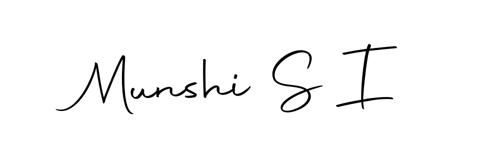 It looks lik you need a new signature style for name Munshi S I. Design unique handwritten (Autography-DOLnW) signature with our free signature maker in just a few clicks. Munshi S I signature style 10 images and pictures png