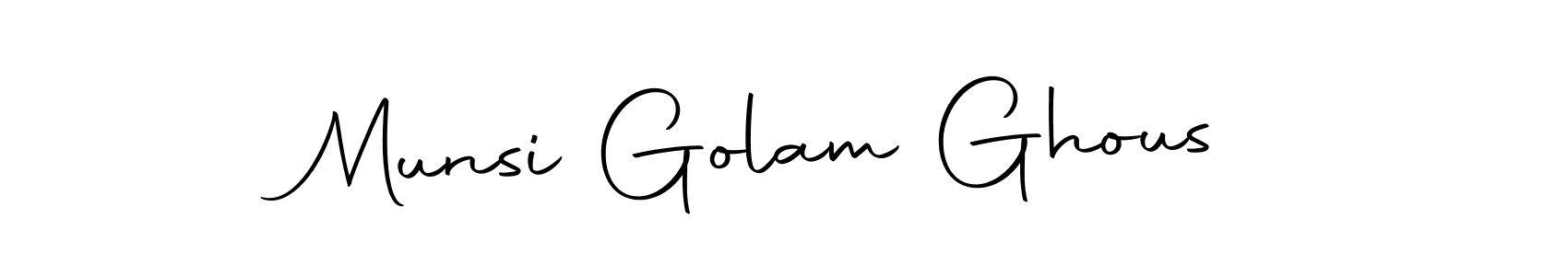 Munsi Golam Ghous stylish signature style. Best Handwritten Sign (Autography-DOLnW) for my name. Handwritten Signature Collection Ideas for my name Munsi Golam Ghous. Munsi Golam Ghous signature style 10 images and pictures png