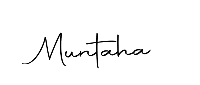 Also we have Muntaha name is the best signature style. Create professional handwritten signature collection using Autography-DOLnW autograph style. Muntaha signature style 10 images and pictures png