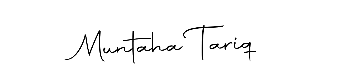 Create a beautiful signature design for name Muntaha Tariq. With this signature (Autography-DOLnW) fonts, you can make a handwritten signature for free. Muntaha Tariq signature style 10 images and pictures png