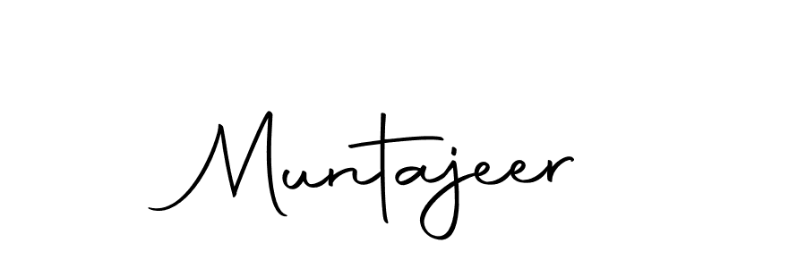 Design your own signature with our free online signature maker. With this signature software, you can create a handwritten (Autography-DOLnW) signature for name Muntajeer. Muntajeer signature style 10 images and pictures png